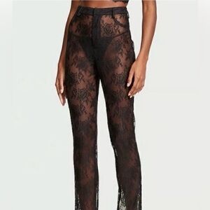 Victoria secret archives beach pants in black w tags medium size $129
